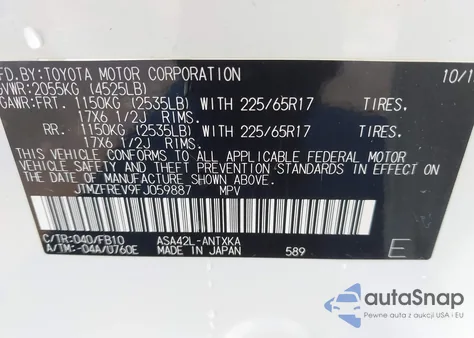 2015 Toyota Rav4 Le из США, поврежденный, VIN JTMZFREV9FJ059887